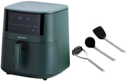 GreenPan Bistro XXL Airfryer 7.2L - Heteluchtfriteuse - PFAS-vrije antiaankleefklaag - 11 programma's - 1650W - Met spatelset - Pine Green — thumbnail 1