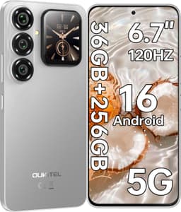 OUKITEL P2 PLUS 5G Smartphone 36GB RAM-256GB ROM-6.7 inch 120HZ FHD+-50MP Camera-Android16 — thumbnail 1