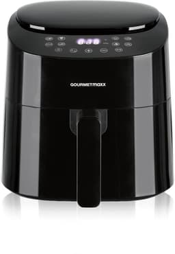 Heteluchtfriteuse 4,5 Liter - 1400 Watt Vermogen - Zwart - Digitale Airfryer - Voor Frituren Grillen Braden Bakken Roosteren — thumbnail 1