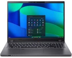 Acer TravelMate P2 | 16" WUXGA IPS | Intel Core i7-1355U | 16GB DDR4 | 512GB SSD | IR Camera | W11 Pro | Steel Grey | QWERTY