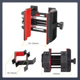 SnelShoppen - Hand-Free Massage Gun Holder voor Rug, Percussieve Spiermassage Gun Montagesysteem voor Zelfmassage, Geschikt voor de meeste Massageguns — thumbnail 4