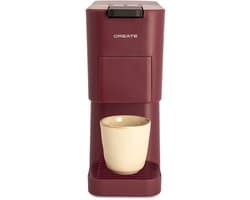 CREATE - Multi-capsule espressomachine en gemalen koffie - Bordeauxrood - THERA STUDIO