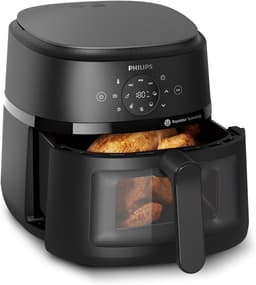 Philips 2000 Series Airfryer XXL - Kijkvenster - RapidAir - 6.2L - Voor 5 Personen - Zwart — thumbnail 1