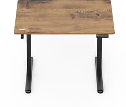 SENSE7 NOJO LIGHT - Elektrisch Verstelbaar Bureau - 100x60 cm - Geheugenfunctie - Zit Sta Bureau - Computertafel - Donkerbruin — thumbnail 4