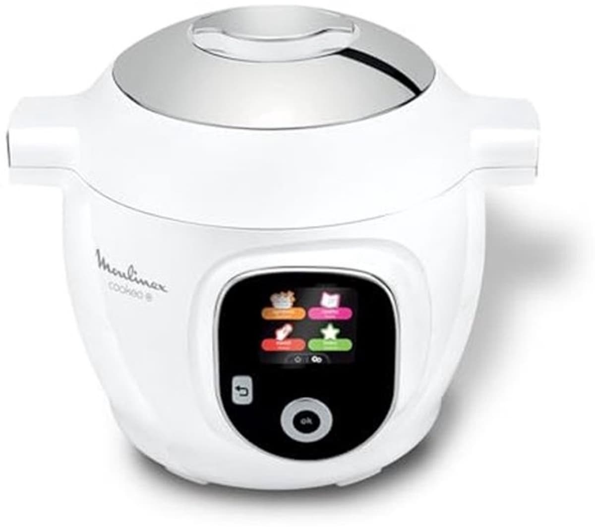 Slimme alles-in-één-koker - Drukpan voor koken onder hoge druk - Snel gerechten klaarmaken - 80 ingebouwde recepten - 6 liter - Wit — afbeelding 1