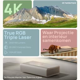 XGIMI MIRA Pro – 4K UHD Projector – 3000 ISO Lumen – Ultra-Short Throw – Dolby Vision – Harman Kardon – Google TV, Netflix, Youtube — thumbnail 3