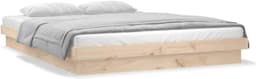 Bedframe met led, 120 x 190 cm, 4FT Small Double van massief hout, moderne bedframe, bedframe voor slaapkamer (SPU:820007) — thumbnail 4