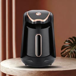 Turkse koffiemaker – Elektrische mokapot – Elektrisch koffiezetapparaat – Gemakkelijk thuis – 300 ml – 600 W – 220 V – Zwart — thumbnail 4