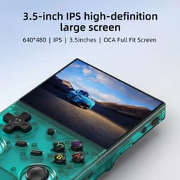 Retro Handheld Gameconsole White - 64GB Opslag - 3.5 Inch IPS Scherm - Kunststof - Voor Retro Games — thumbnail 3