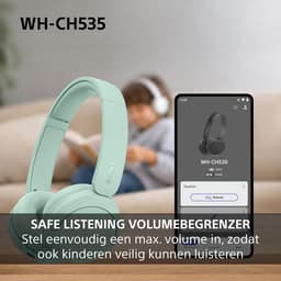 SONY WH-CH535 - Draadloze On-ear Koptelefoon - Blauw — thumbnail 3