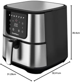 Digitale luchtfriteuse, 5,5 liter, 1800 W, geborsteld staal, AF-1800 — thumbnail 4