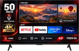Q.2 50TZG3HN4KV1 - 50 inch Smart TV - 4K Ultra HD - Tizen OS 8.0 - HDR10 - Wi-Fi & Bluetooth (2026 Model) — thumbnail 1