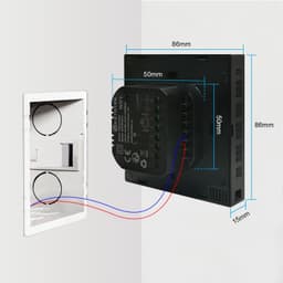 Smart thermostaat voor water, vloerverwarming en boiler, gastverwarming, / wifi, chronothermostaat, digitaal programmeerbaar, kamerthermostaat, compatibel met — thumbnail 3