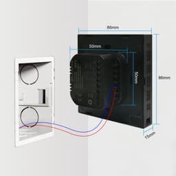 Slimme Thermostaat voor Elektrische Vloerverwarming, Digitale Programmeerbare Kamerthermostaat 16A, WiFi-elektrische verwarmingsthermostaat compatibel met Alexa, / — thumbnail 4