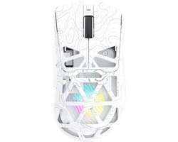AULA SC620 - Gaming Muis – 12.000 DPI – 67 Gram – PAW3311 Sensor – Tri-Mode – RGB – Wit