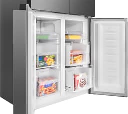 Bomann KG 7358 – Amerikaanse Koelkast - French Door - Cross Door Koel-vriescombinatie - 362 Liter - Total No Frost - Inox — thumbnail 5