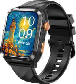 Blackview W10 Pro Smartwatch - GPS - Bluetooth Bellen - 600 mAh - Zwart — thumbnail 4