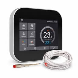 DrPhone ThermoSense MC6 Wifi Thermostaat voor Elektrische Vloerverwarming – Touchscreen – Compatibel met Amazon Alexa – Wit — thumbnail 1