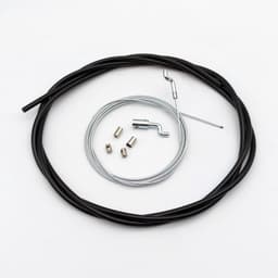 Universele gaskabel reparatieset voor mini-fiets, kart, grasmaaier, zelfmontage bediening, verstelbaar Z Bend Cabel End uiteinde — thumbnail 3