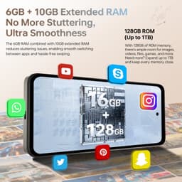 CUBOT Note60 4G Smartphone 16GB RAM-128GB ROM-7,2"120Hz HD+ 48MP-7000mAh,Android15 — thumbnail 4