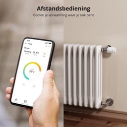 TRVZB thermostatische radiatorkraan 4 Stuck, slimme thermostaat met app-functionaliteit, Zigbee thermostaat vereist Zigbee 3.0 hub, compatibel met /, 6 adapters. — thumbnail 4