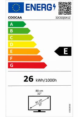 32 inch QLED Smart TV – Google TV – 4K-achtige HDR-beleving met HDR10 – Dolby Audio – Bluetooth 5.1 – Google Cast – DVB-T2/C/S2 – Energieklasse E — thumbnail 2
