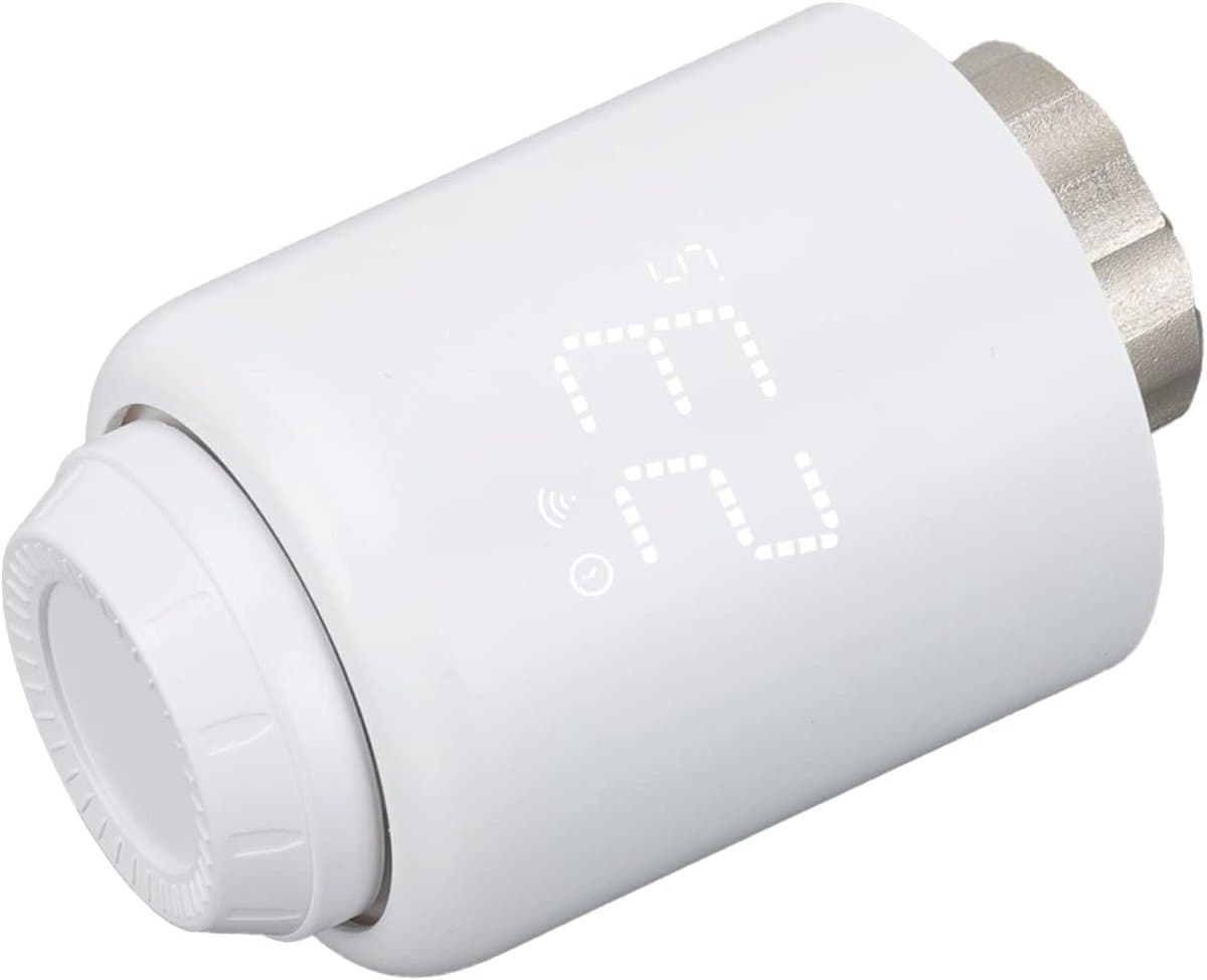 Slimme Thermostaat - Radiatorknop - Verwarming Regelen - Programmeerbaar Schema - M30 x 1.5mm - Wit — afbeelding 1