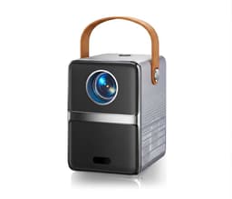 SP® Mini Beamer - Slimme Projector - Officiële Miniprojector van Netflix - Zilvergrijs - 8cm x 11cm x 18cm — thumbnail 1