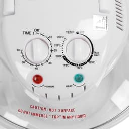 Luchtfriteuse - Airfryer Kookpot - Gezond Koken - Glazen Pan - 12 Liter - Wit — thumbnail 3