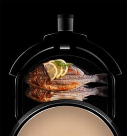 Airfryer - Oven Friteuse - Gezond Koken - Roestvrij Staal - 2.6 Liter - Zilver — thumbnail 3