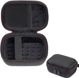 YONO Opberghoes Geschikt voor JBL Go 5 - Hard Case Beschermhoes - Speaker Hoes - Opbergcase met Accessoirevak - Zwart — thumbnail 1