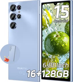 OUKITEL C61 Mobiele Telefoon Zonder Contract met 16 GB Werkgeheugen, 128 GB Opslag, 5150 mAh Accu, Android 15 — thumbnail 1