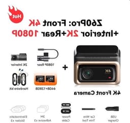 Dashcam – Autocamera – Camerasysteem – Rijveiligheidscamera – 3-Kanaals Dashcam – 4K Ultra HD Sony STARVIS Sensor – 5GHz Wi-Fi & ADAS Veiligheidsmeldingen — thumbnail 4