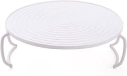 SnelShoppen - Magnetron Plate Stacker Grill Rack - Vouwbare Handgrepen - Plastic Bakplaat voor Magnetron en Oven - Ideaal voor Bacon en Diepvries Snac — thumbnail 1