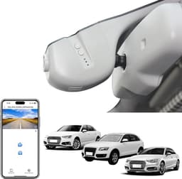 SnelShoppen - 4K UHD Dashcam Auto, Ingebouwde OEM Look, Speciaal voor Audi A3 A4 A5 A6 A7 A8 Q3 Q5 Q7 Q8, G-Sensor, Loopopname, WiFi, 64GB Geheugenkaa — thumbnail 1