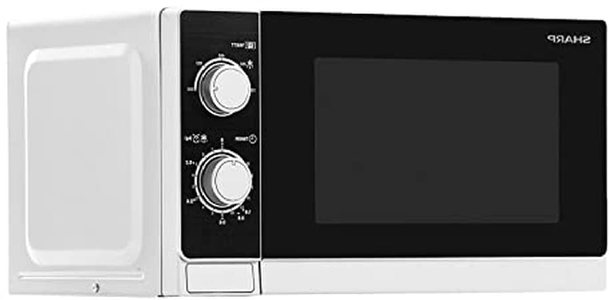 Combi Magnetron - Magnetron Oven - Snel Eten Opwarmen - Met Grill Functie - 20 liter - Zwart Wit — afbeelding 1