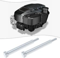 SnelShoppen - 2 stuks grasmaaier schroeven motorbouten 796496-2 5,5 x 16 x 94 mm zilver voor Briggs & Stratton motoren, ideaal voor tuinonderhoud — thumbnail 2