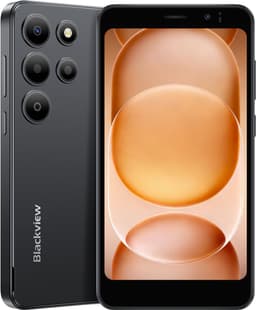 Blackview WAVE 2C Smartphone - 4G AI - DUAL SIM - 12GB RAM - 32GB ROM - Octa Core - Android 16 GO Telefoon - 5 inch - GPS - Zwart — thumbnail 1