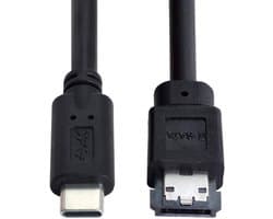 Kabel Usb-c naar eSATA voor externe Hhd/ssd - 1 meter