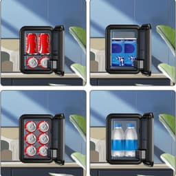 NIVA® Mini Koelkast - 4L Capaciteit - Skincare Koelkast - Minibar - Zwart - 25cm x 19cm x 26cm — thumbnail 5