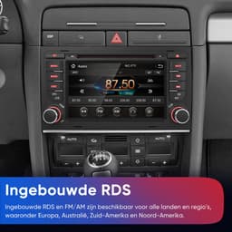 Junsun Wince 6.0 Autoradio met CD DVD Speler Geschikt voor Audi A4 8E 8H B6 B7 2000-2009, GPS-Navigatiesystem, Bluetooth, RDS, DSP, SWC, FM, 7-inch Touchscreen, Plug & Play met scherm — thumbnail 4