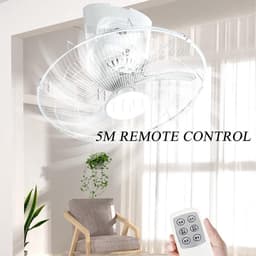 Wandventilator - Muurventilator Ventilator - Ruimte Koelen - Wijdverspreide Oscillatie - 45 cm - Style 3 — thumbnail 5
