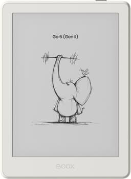 BOOX Go 6 (Gen II) - 6'' e-Reader – Schelp - 300 PPI ePaper, Android, Google Play Store, 3 GB RAM, 32 GB opslag, microSD, verstelbare frontverlichting, InkSense Plus-compatibel — thumbnail 1
