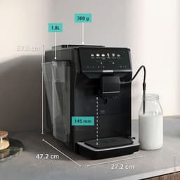 Siemens EQ500 iAroma - TP551E09 - Volautomatische koffiemachine - autoMilk Clean - Piano-zwart - 2026 editie — thumbnail 5