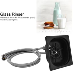 Glazenspoeler - Bekerspoeler Kopjesreiniger - Snel Koppen Wassen - Multi-hoek Watersproeier - 17.6 cm - Zwart — thumbnail 5