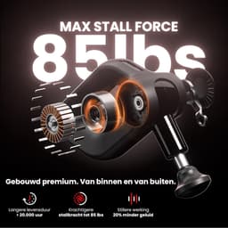 Massagepistool - Aluminium - Infrarood Warmtefunctie - Diep Weefsel Massage - Voor Sportliefhebbers — thumbnail 2