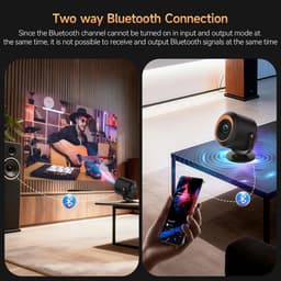 SnelShoppen - Mini Projector Met WiFi en Bluetooth, Draagbare Projector Native 1080P, 4K Ondersteuning, 180° Verstelbare Stand, Max 180 Inch Beeldsche — thumbnail 3