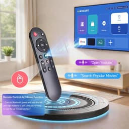 SnelShoppen - Mini 4K Projector met Autofocus, Native 1080p, 400 ANSI Lumens, 10,000:1 Contrast, Automatische Keystone Correctie, Wi-Fi 6 & Bluetooth — thumbnail 3