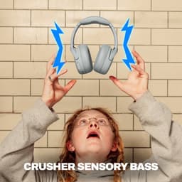 Skullcandy Crusher 720 Draadloze Koptelefoon - Speciale basdrivers - 65 uur batterij - Snelladen - Stay-Aware Modus - Cement — thumbnail 3
