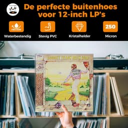 Pinguïn Records Glasheldere PVC hoezen - LP hoezen - 25 stuks - VinylCare Ultimate Shieldsleeve - LP Beschermhoezen - Hard plastic - Premium kwaliteit - Extra stevige hoeken - Buitenhoezen voor standaard LP’s - 250 Micron — thumbnail 3